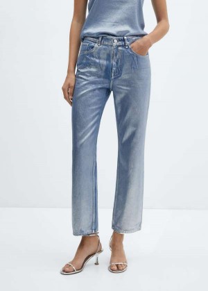 Mango Mid-rise Rovný Jeans | MNG-23880