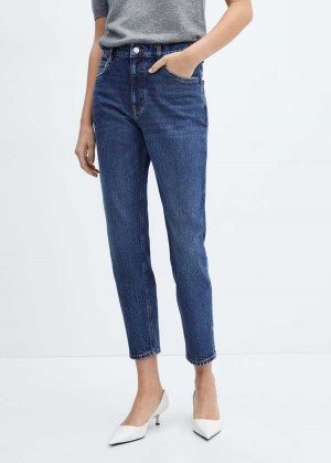 Mango Mom Pohodlí High-rise Jeans | MNG-23939