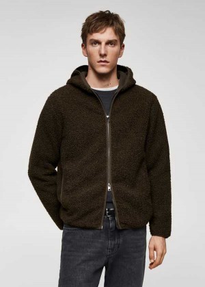 Mango Na Zip Bouclé Sweatshirt | MNG-21840