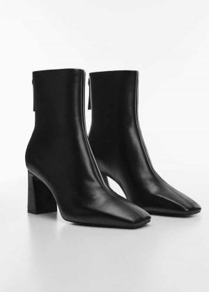 Mango Na Zip Zapínání Bootie | MNG-23581