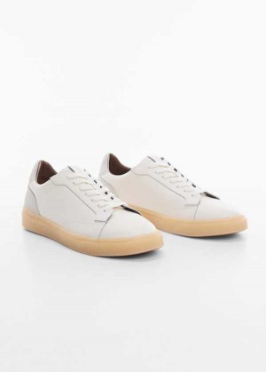 Mango Nappa Læder Sneakers | MNG-21256