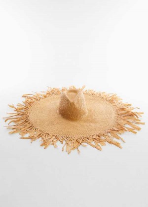 Mango Natural Fiber Maxi Hat | MNG-22672