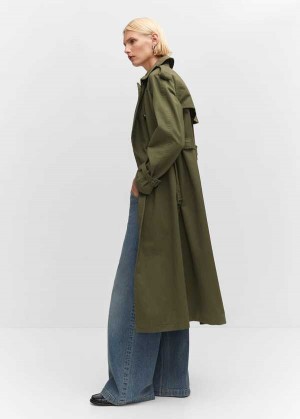 Mango Nepromokavé Double-breasted Trench Coat | MNG-26409