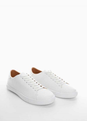 Mango Noncolored Læder Sneakers | MNG-21253