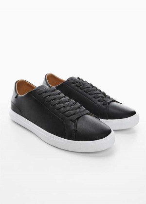 Mango Noncolored Læder Sneakers | MNG-21254