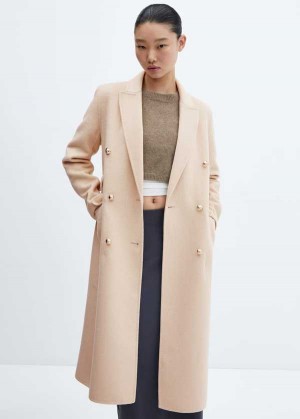 Mango Oversize Vlna Coat | MNG-26444