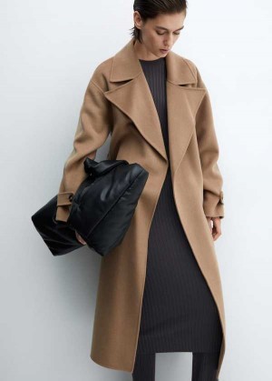 Mango Oversize Vlna Coat | MNG-26475