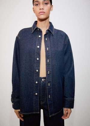 Mango Oversized Denim Overshirt | MNG-25272