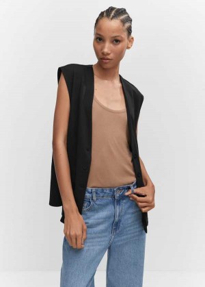 Mango Oversized Rovný Vest | MNG-26309