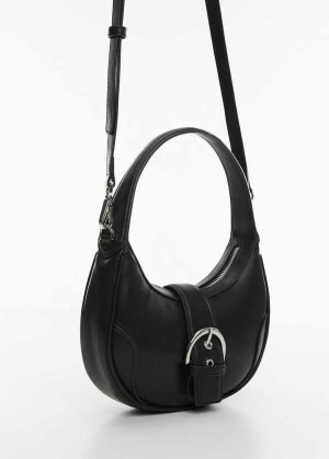 Mango Přezkou Bag With Double Handle | MNG-23191