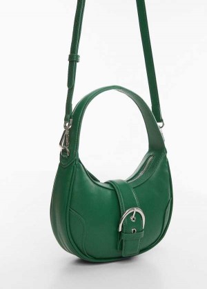 Mango Přezkou Bag With Double Handle | MNG-23174