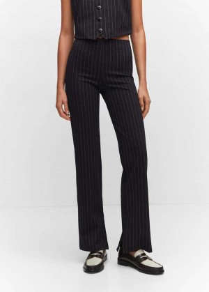 Mango Pinstripe Leggings | MNG-24468