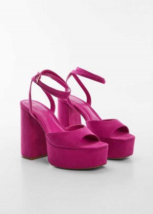 Mango Platformy Ankle-cuff Sandals | MNG-23396