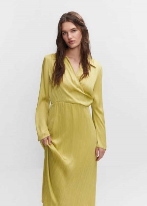 Mango Pletené Midi-dress With Belt | MNG-26138