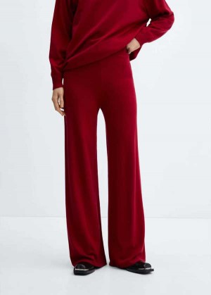 Mango Pletené Wideleg Pants | MNG-24539