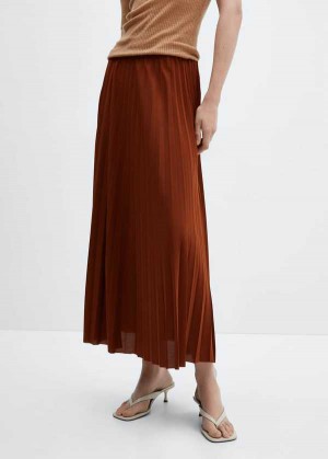 Mango Plisovaný Long Skirt | MNG-24260