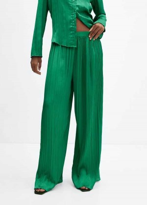 Mango Plisovaný Palazzo Pants | MNG-24343