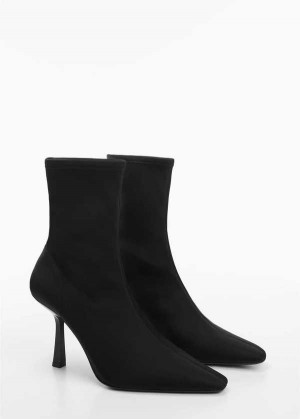 Mango Pointed Heel Ankle Boot | MNG-23393