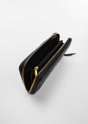 Mango Polstrovaný Logo Wallet | MNG-23070