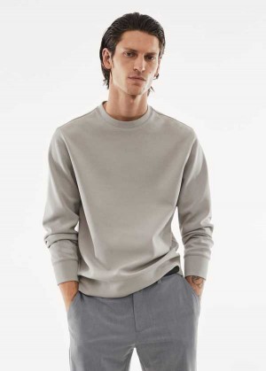 Mango Prodyšný Recycled Fabric Sweatshirt | MNG-21799