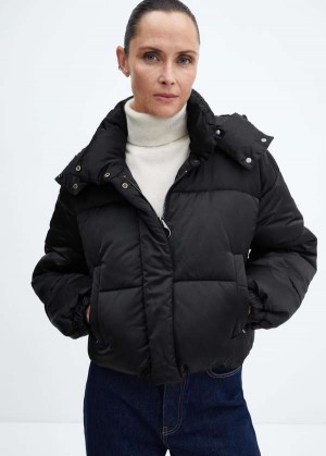 Mango Prošívaný Anorak With Shirt Collar | MNG-26379