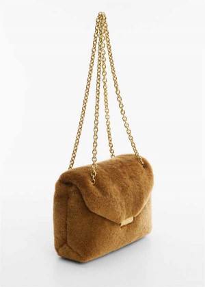 Mango Prošívaný Fur-effect Bag | MNG-23150