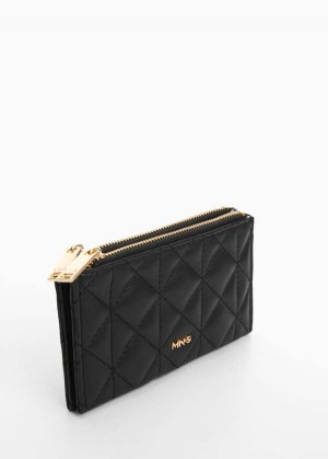 Mango Prošívaný Purse With Logo | MNG-23114