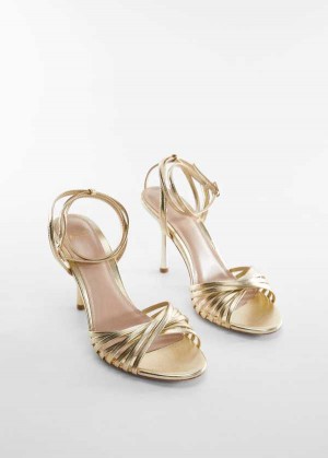 Mango Páskové Podpatku Sandals | MNG-23537