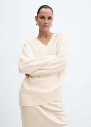 Mango Puffed-sleeved Vlna Svetrové | MNG-25526