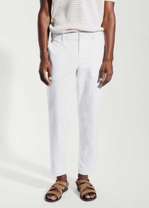 Mango Regular Fit Bavlněné Linen Pants | MNG-22348