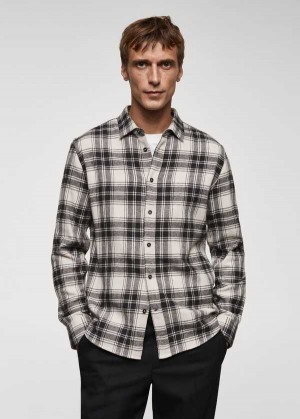 Mango Regular Fit Checked Flannel Shirt | MNG-22236