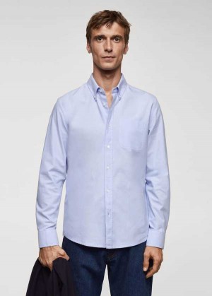 Mango Regular Fit Oxford Bavlněné Shirt | MNG-22202