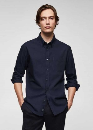 Mango Regular Fit Oxford Bavlněné Shirt | MNG-22198