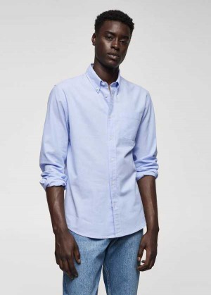 Mango Regular Fit Oxford Bavlněné Shirt | MNG-22010