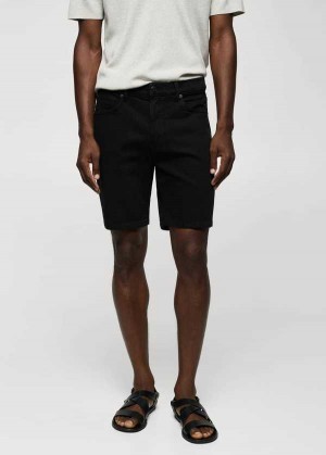 Mango Regular-fit Denim Bermuda Shorts | MNG-22458