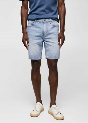 Mango Regular-fit Denim Bermuda Shorts | MNG-21905