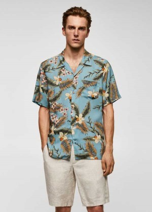 Mango Regular-fit Hawaiian-print Shirt | MNG-22195