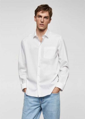 Mango Regular-fit Poplin Shirt | MNG-22227