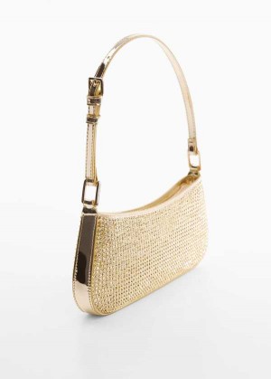 Mango Rhinestone Shoulder Bag | MNG-23158