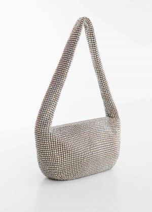 Mango Rhinestone Shoulder Bag | MNG-23310