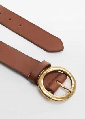 Mango Rounded Přezkou Belt | MNG-22992