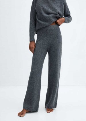 Mango Rovný Pletené Pants | MNG-23690