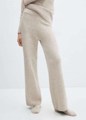 Mango Rovný Pletené Pants | MNG-23738