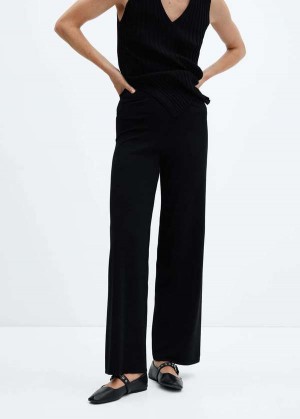 Mango Rovný Pletené Pants | MNG-24347