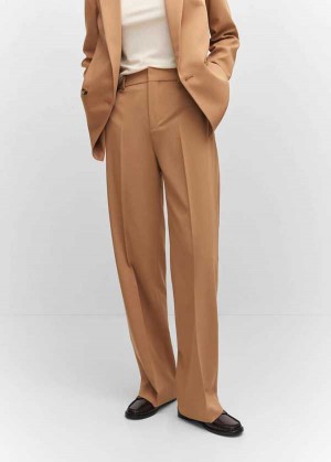 Mango Rovný Suit Pants | MNG-24381