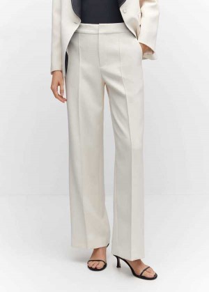 Mango Rovný Suit Pants | MNG-24473