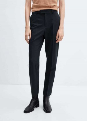 Mango Rovný Suit Pants | MNG-24562