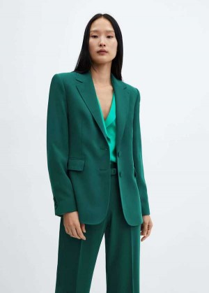 Mango Rovný-fit Suit Blazer | MNG-26353