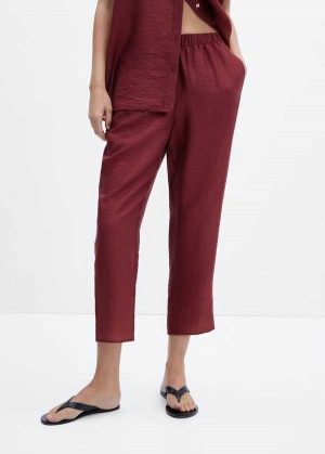 Mango Satin Lyocell Pants | MNG-24326