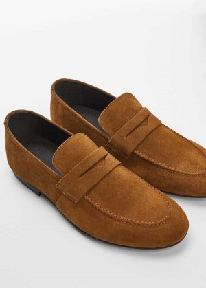 Mango Semišové Læder Moccasin | MNG-21300